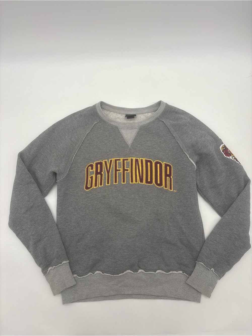 Harry Potter Gryffindor Gray Crewneck Sweatshirt Size Small Universal Studios